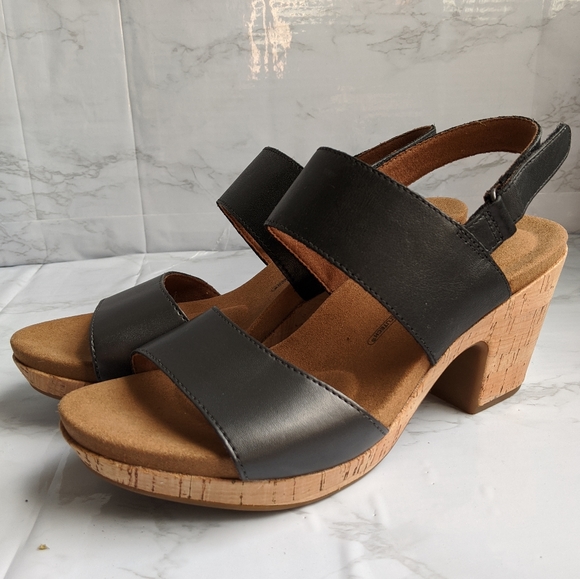 NWOB Rockport two-tone Vivianne slingback sandal